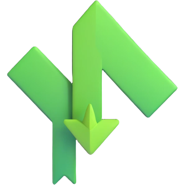 green up arrow emoji