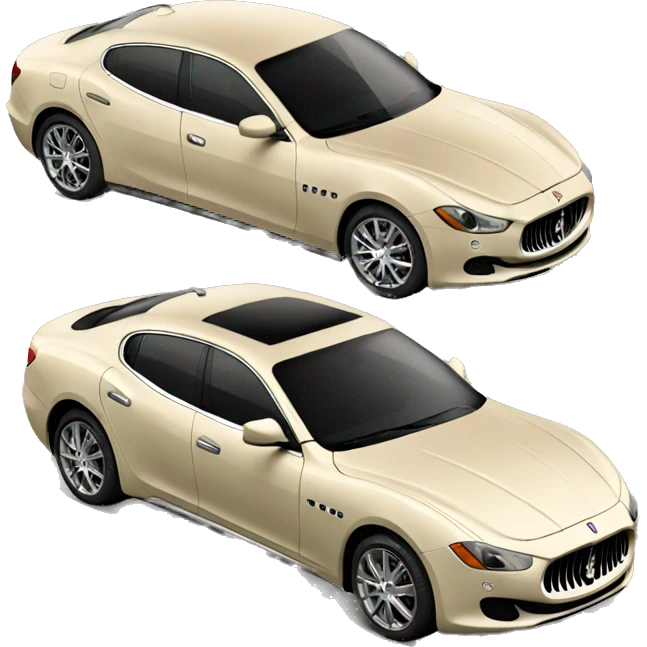 beige-maserati-car emoji