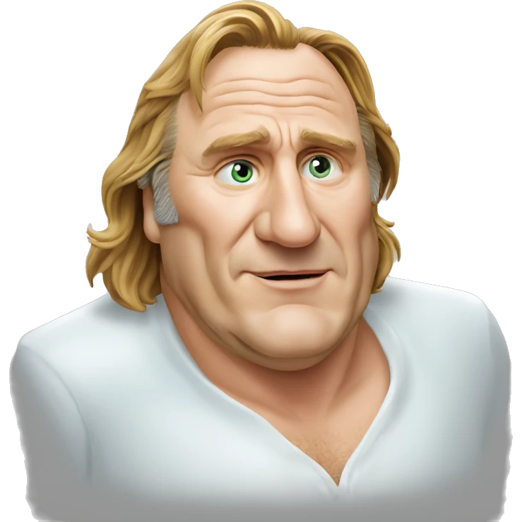 Gérard Depardieu en glace emoji