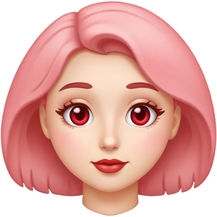 heart eyes with rosey cheeks  emoji