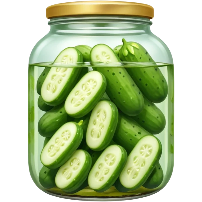 a jar of pickled cucumbers






 emoji