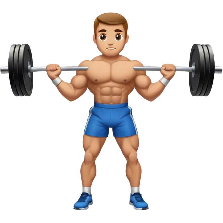 barbell shrugs emoji