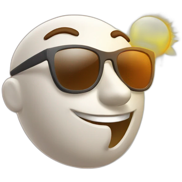 Buenos Días con un sol radiante emoji