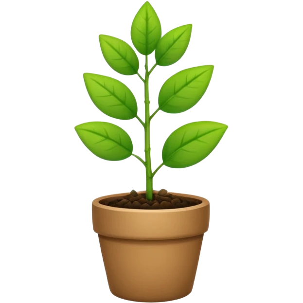 Mầm cây doodle  emoji