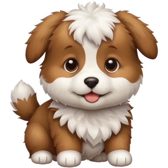 a puppy emoji