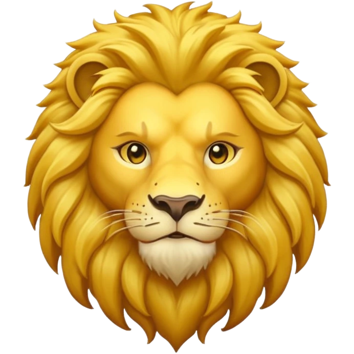 yellow lion emoji