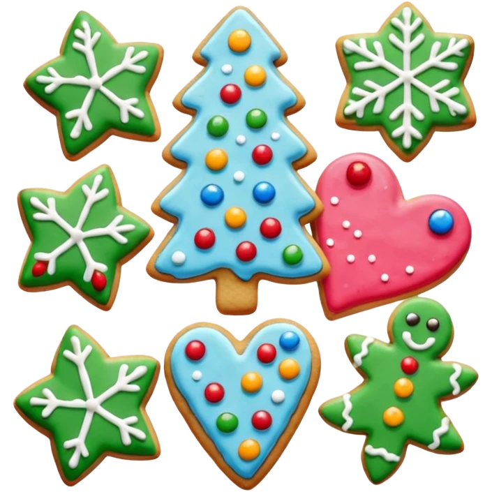 christmas cookies emoji