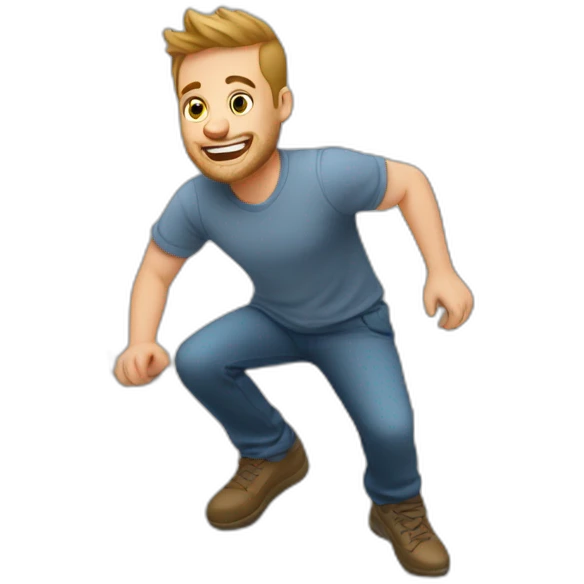 Andrew Tate climbing stairs  emoji