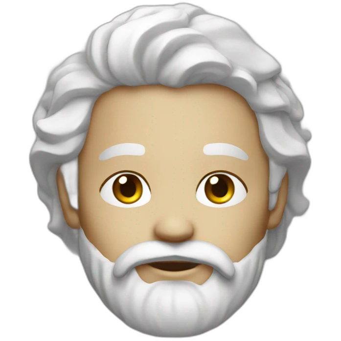 Christian God white emoji