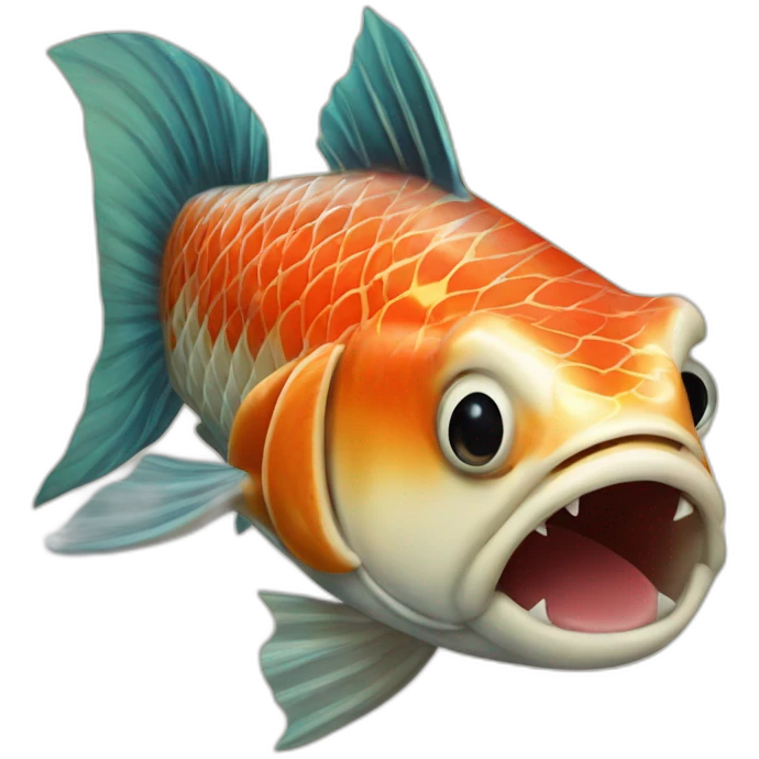 Piranha Koi emoji