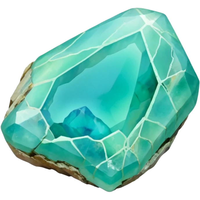 peruvian opal gemstone raw crystal mineral detailed emoji
