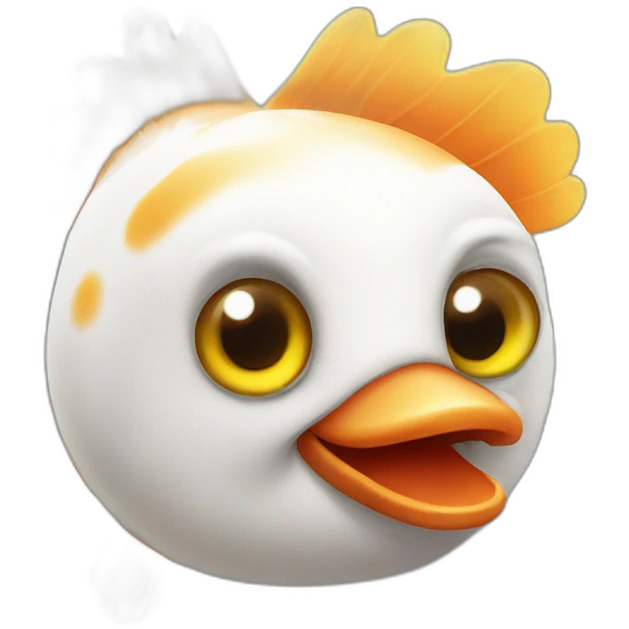 Fish chicken emoji