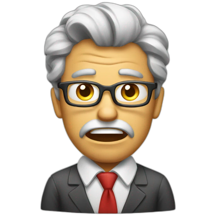 angry accountant emoji