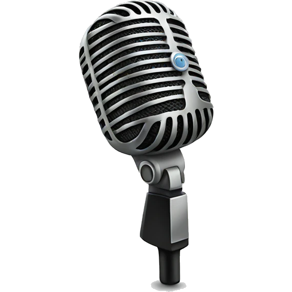Microphone emoji