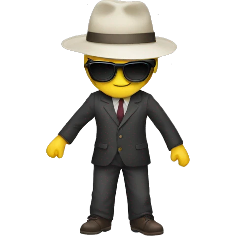 Invisible man emoji