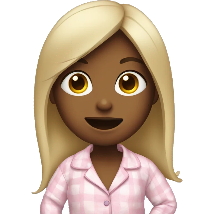 girl singing in her pajamas  emoji