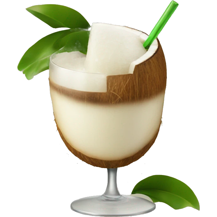 Coconut cocktail  emoji