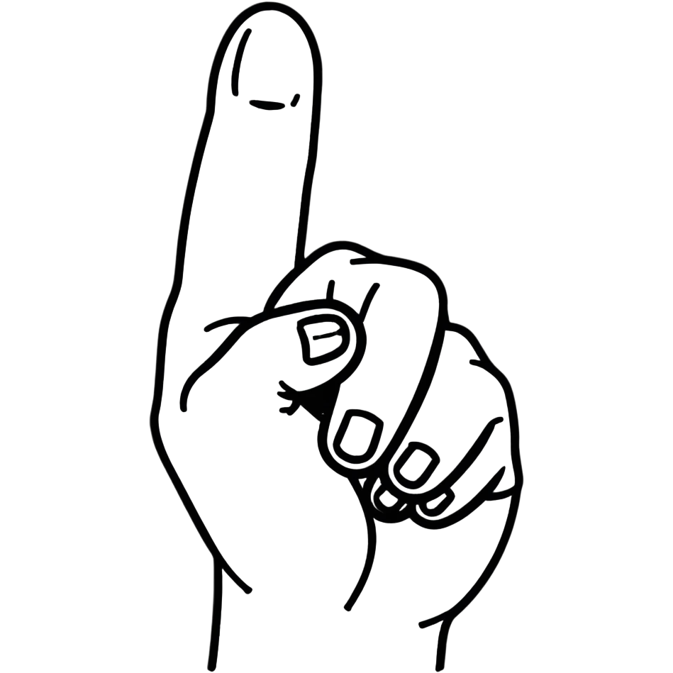 hand showing middle finger gesture emoji