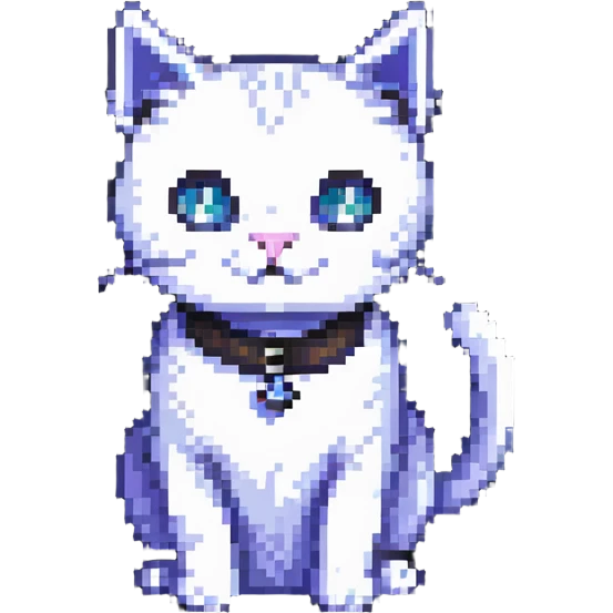 a funny cat in different colors emoji