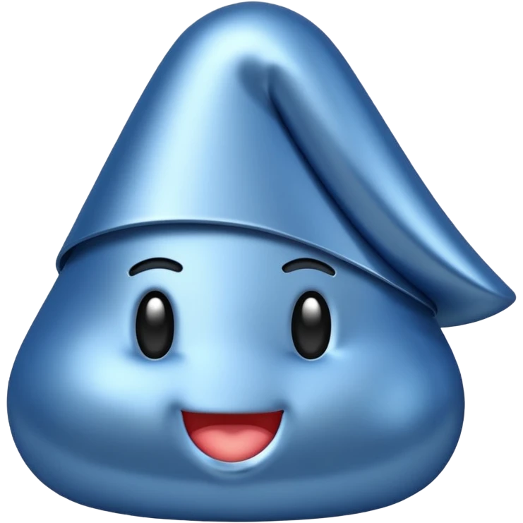 Corno francese blu emoji