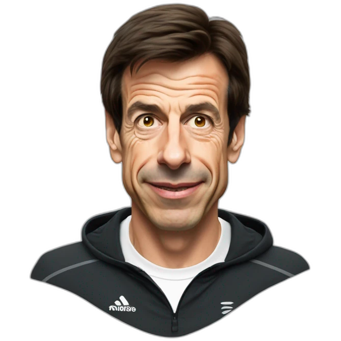 Toto Wolff avec une verrue sur le nez emoji