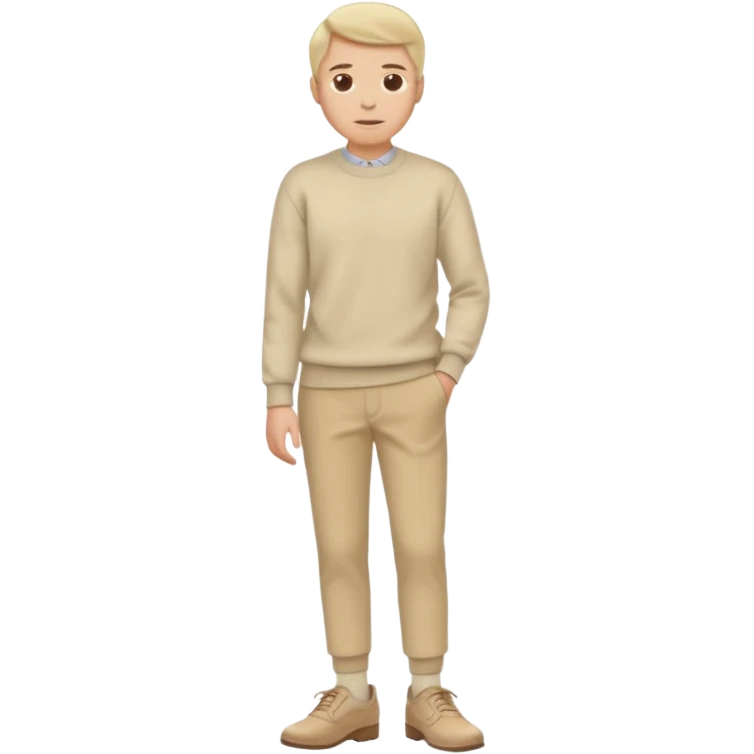 beige and beige shoes  emoji