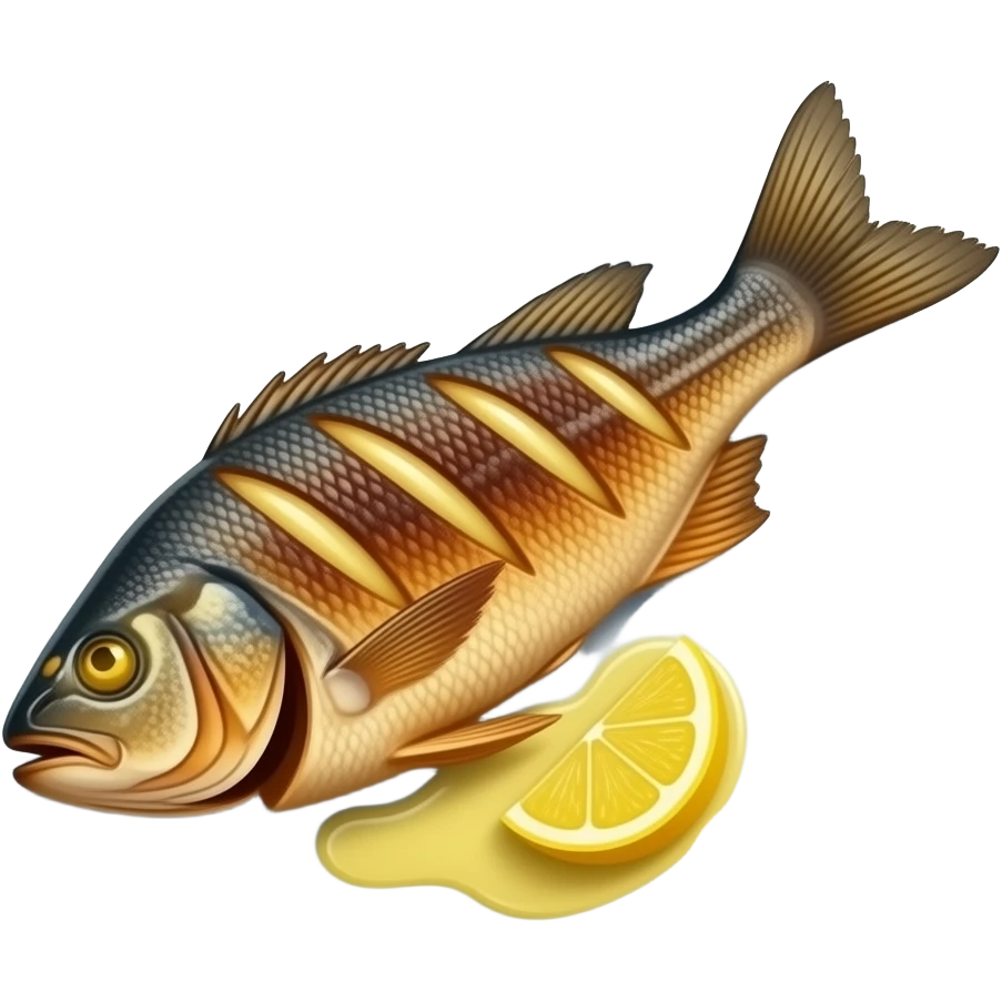 Grilled Fish Plate emoji