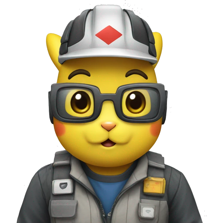 Pikachu ingeniero emoji