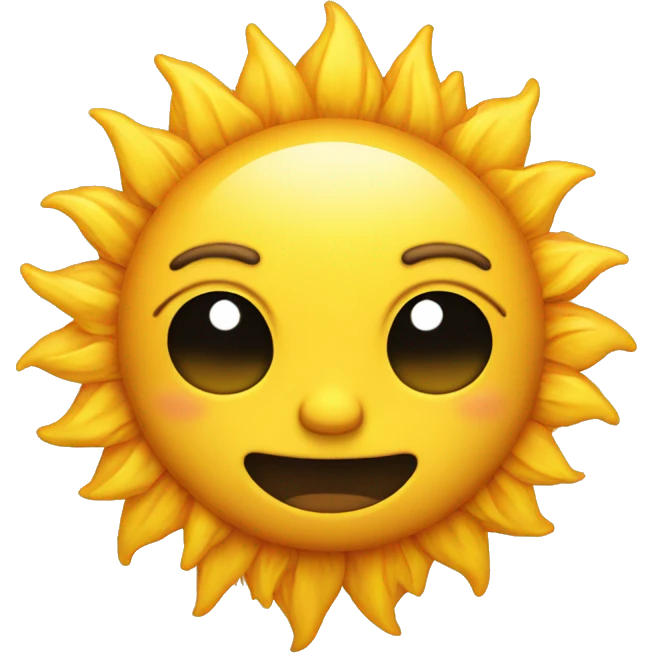 Sun emoji