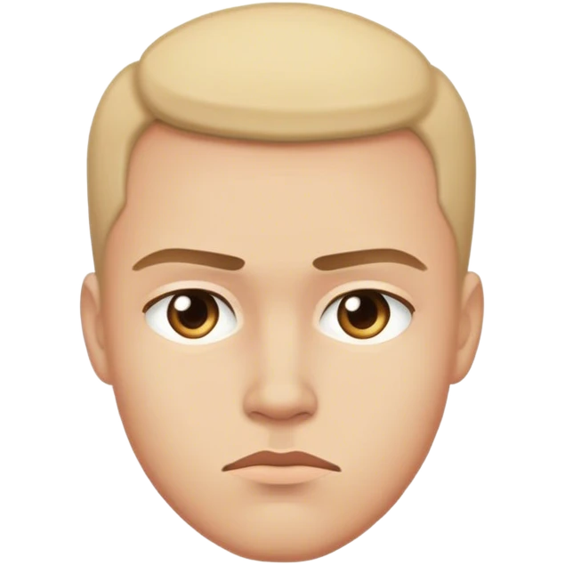 Serious face emoji