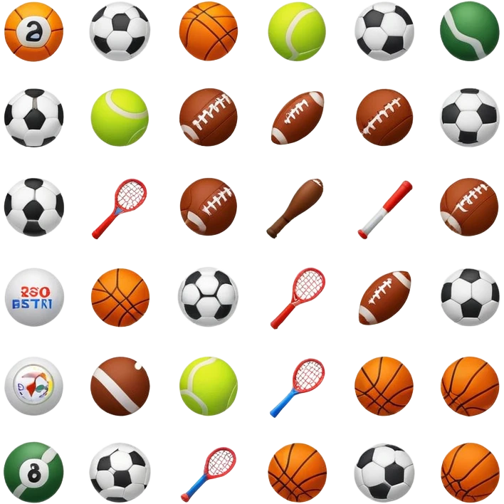 Des logo des applications de Paris sportifs  emoji