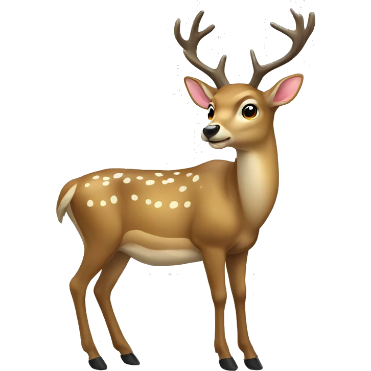 Deer in army  emoji