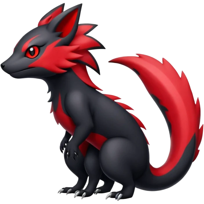 Salandit-Zorua-hybrid (full body) emoji