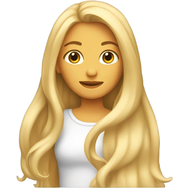 Blond girl  emoji