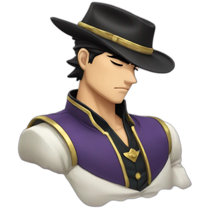 Jotaro sleeping emoji