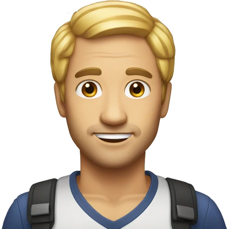 man a hear crepe emoji