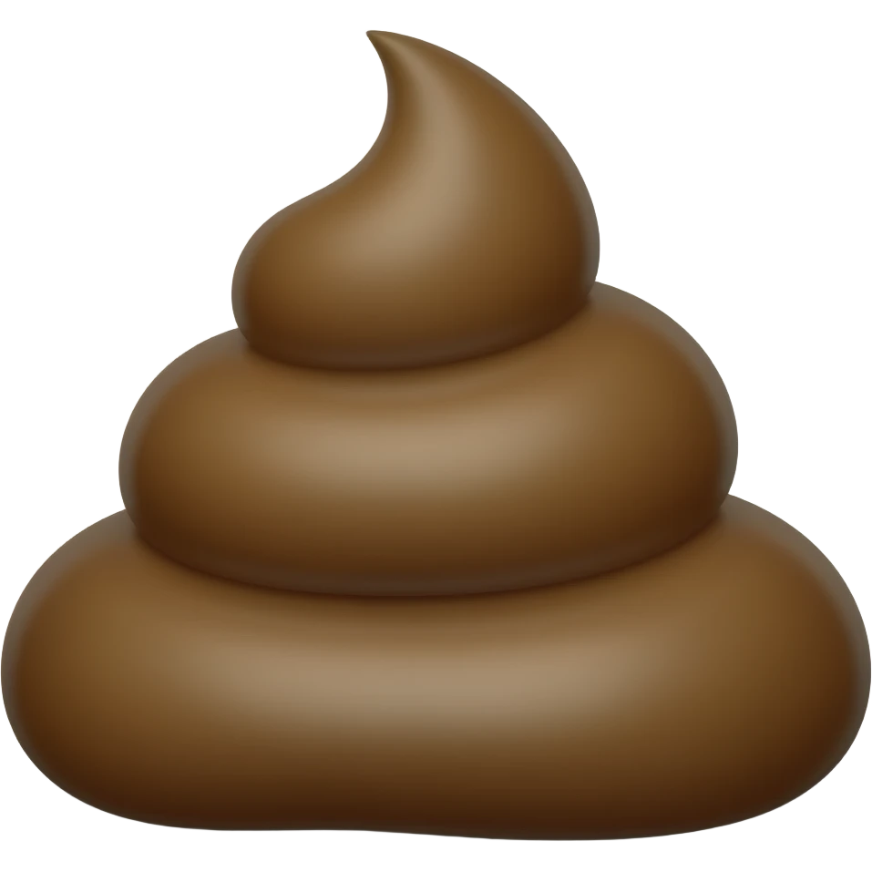 Poop toilet emoji