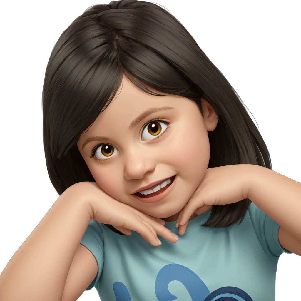 realistic portrait of girl emoji