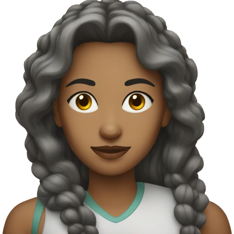 Mulher com jaleco emoji