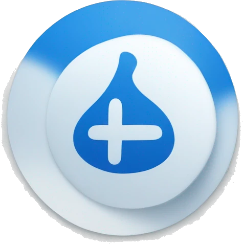 white check mark in a blue cirkel emoji