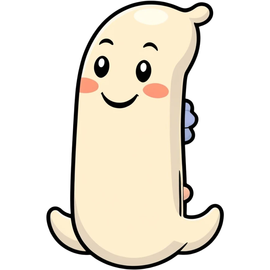 Penis with a smile emoji