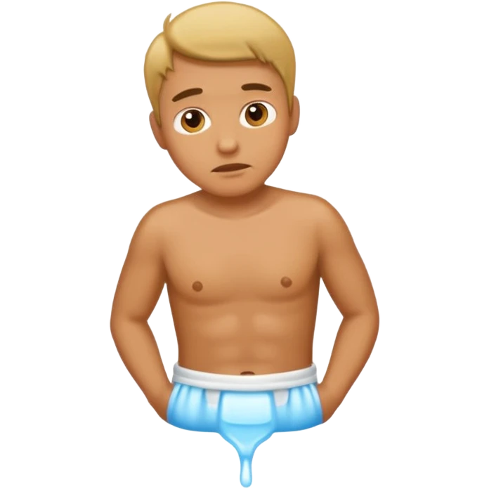 man peeing emoji