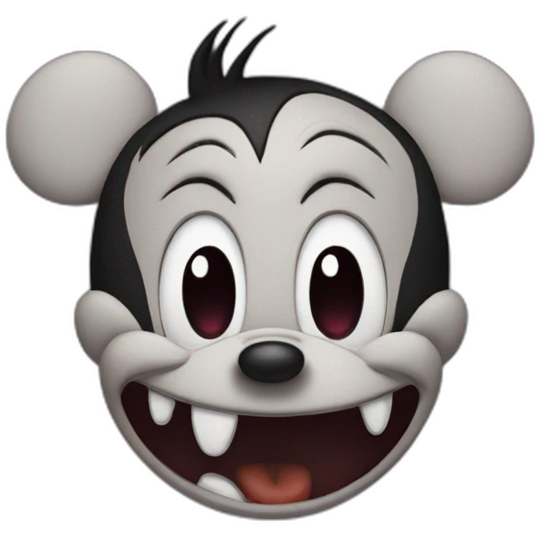 Evil-mickey emoji