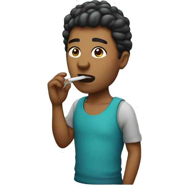 Lighhtskin Male Blowing Smoke emoji