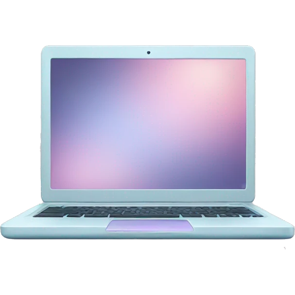Pastel laptop  emoji