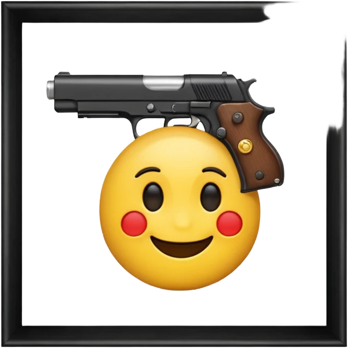 Emoji con pistola  emoji