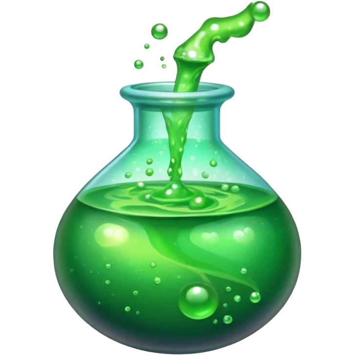 glitter toxic potion
 emoji
