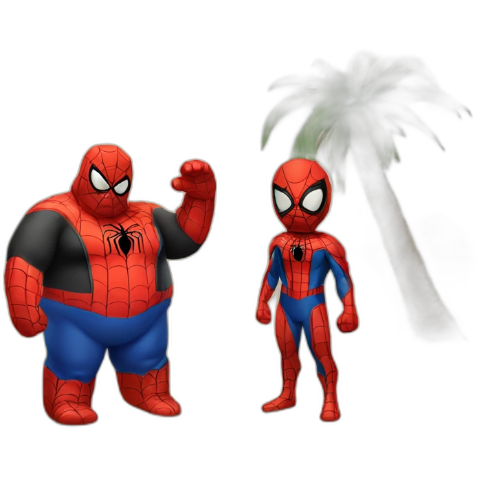 desert-island-with-fat-spiderman emoji