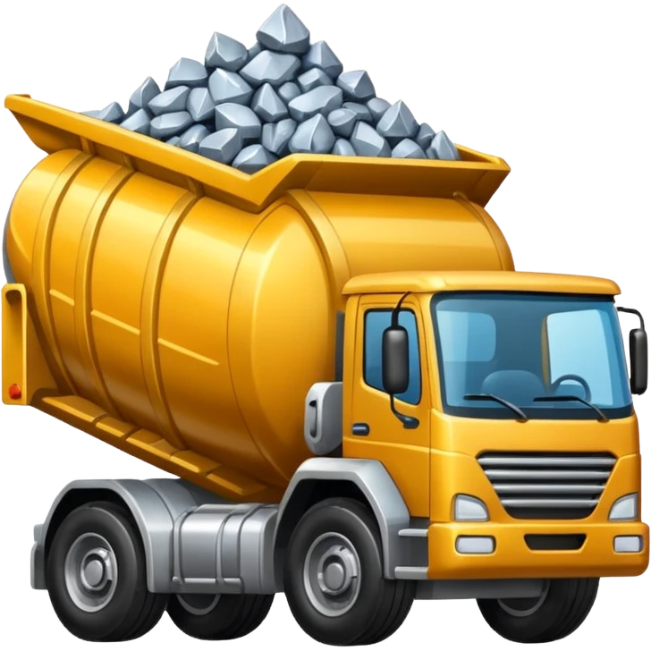 ore truck with silver ore emoji