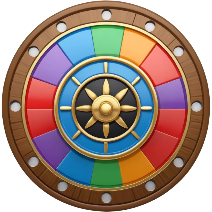 kid friendly roulette wheel spinner emoji